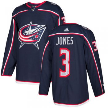 Adidas Blue Jackets #3 Seth Jones Navy Blue Home Authentic Stitched Youth NHL Jersey