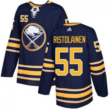Adidas Sabres #55 Rasmus Ristolainen Navy Blue Home Authentic Youth Stitched NHL Jersey