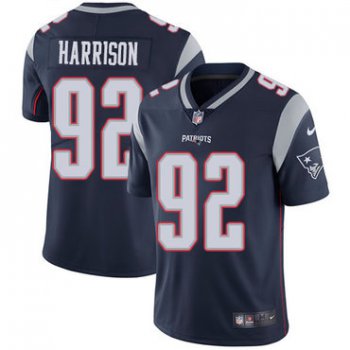 Nike New England Patriots #92 James Harrison Navy Blue Team Color Youth Stitched NFL Vapor Untouchable Limited Jersey