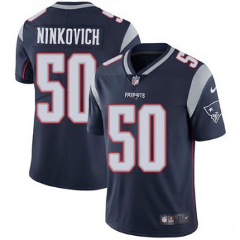 Youth Nike New England Patriots #50 Rob Ninkovich Navy Blue Team Color Stitched NFL Vapor Untouchable Limited Jersey