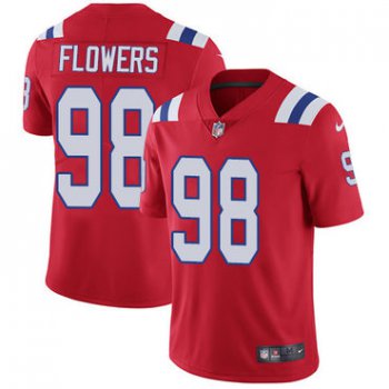 Youth Nike New England Patriots #98 Trey Flowers Red Alternate Stitched NFL Vapor Untouchable Limited Jersey