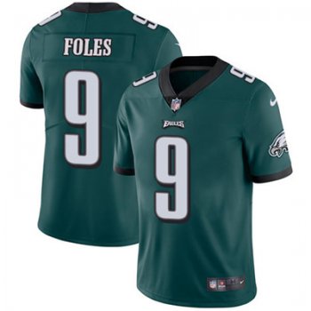Youth Nike Philadelphia Eagles #9 Nick Foles Midnight Green Team Color Stitched NFL Vapor Untouchable Limited Jersey