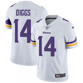 Youth Nike Minnesota Vikings #14 Stefon Diggs White Stitched NFL Vapor Untouchable Limited Jersey
