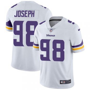 Youth Nike Minnesota Vikings #98 Linval Joseph White Stitched NFL Vapor Untouchable Limited Jersey