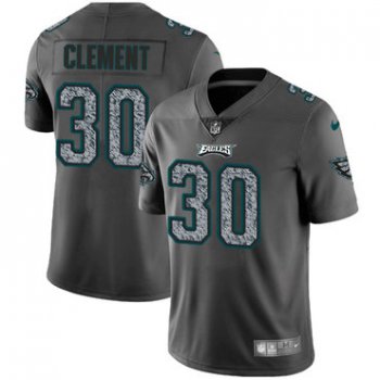 Youth Nike Philadelphia Eagles #30 Corey Clement Gray Static Stitched NFL Vapor Untouchable Limited Jersey