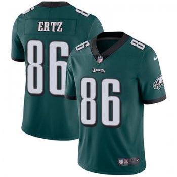 Youth Nike Philadelphia Eagles #86 Zach Ertz Midnight Green Team Color Stitched NFL Vapor Untouchable Limited Jersey
