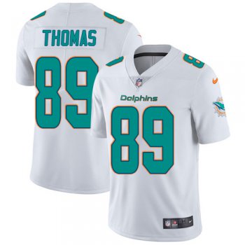 Youth Nike Dolphins #89 Julius Thomas White Stitched NFL Vapor Untouchable Limited Jersey