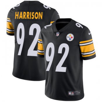 Youth Nike Steelers #92 James Harrison Black Team Color Stitched NFL Vapor Untouchable Limited Jersey