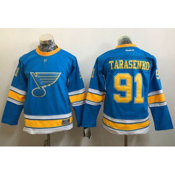 Blues #91 Vladimir Tarasenko Light Blue 2017 Winter Classic Stitched Youth NHL Jersey