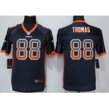 Youth Denver Broncos #88 Demaryius Thomas Navy Blue Drift Fashion Stitched Nike NFL Football Jersey