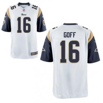 Youth Los Angeles Rams #16 Jared Goff Nike White 2016 Draft Pick Game Jersey