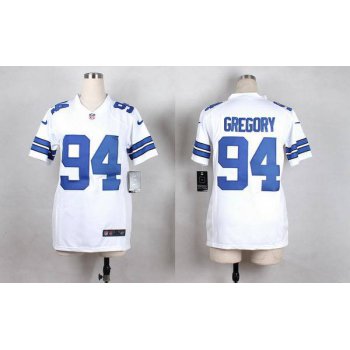 Youth Dallas Cowboys #94 Randy Gregory Nike White Game Jersey