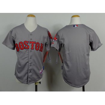 Boston Red Sox Blank 2014 Gray Kids Jersey