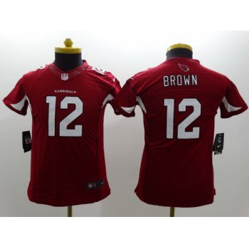 Nike Arizona Cardinals #12 John Brown Red Limited Kids Jersey
