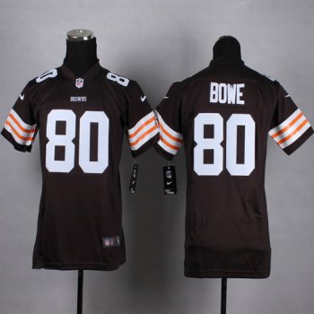 Nike Cleveland Browns #80 Dwayne Bowe Brown Game Kids Jersey