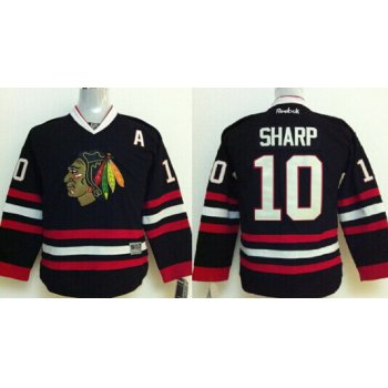 Chicago Blackhawks #10 Patrick Sharp Black Kids Jersey