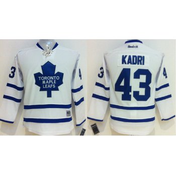 Toronto Maple Leafs #43 Nazem Kadri White Kids Jersey