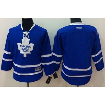 Toronto Maple Leafs Blank Blue Kids Jersey