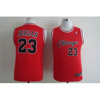 Chicago Bulls #23 Michael Jordan 1984-1985 Rookie Red Kids Jersey
