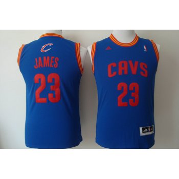 Cleveland Cavaliers #23 LeBron James Light Blue Kids Jersey