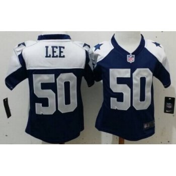 Nike Dallas Cowboys #50 Sean Lee Blue Thanksgiving Toddlers Jersey