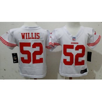 Nike San Francisco 49ers #52 Patrick Willis White Toddlers Jersey