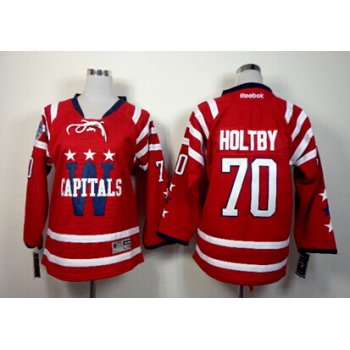 Washington Capitals #70 Braden Holtby 2015 Winter Classic Red Kids Jersey