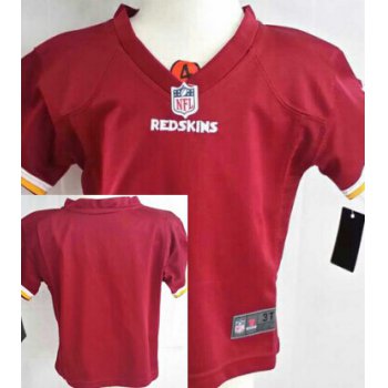 Nike Washington Redskins Blank Red Toddlers Jersey