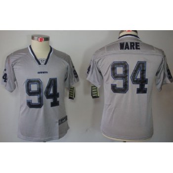 Nike Dallas Cowboys #94 DeMarcus Ware Lights Out Black Kids Jersey