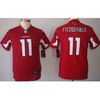 Nike Arizona Cardinals #11 Larry Fitzgerald Red Limited Kids Jersey