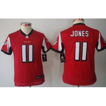 Nike Atlanta Falcons #11 Julio Jones Red Limited Kids Jersey