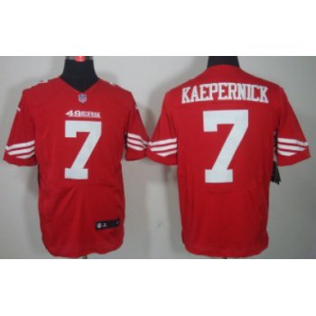 Nike San Francisco 49ers #7 Colin Kaepernick Red Game Kids Jersey