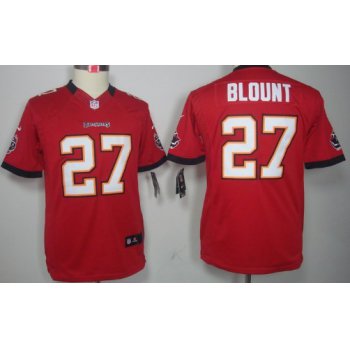 Nike Tampa Bay Buccaneers #27 LeGarrette Blount Red Limited Kids Jersey