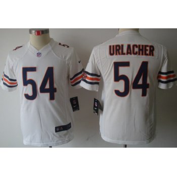 Nike Chicago Bears #54 Brian Urlacher White Limited Kids Jersey