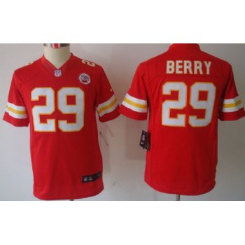 Nike Kansas City Chiefs #29 Eric Berry Red Limited Kids Jersey