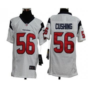 Nike Houston Texans #56 Brian Cushing White Game Kids Jersey