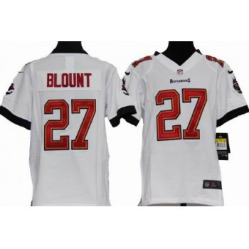 Nike Tampa Bay Buccaneers #27 LeGarrette Blount White Game Kids Jersey