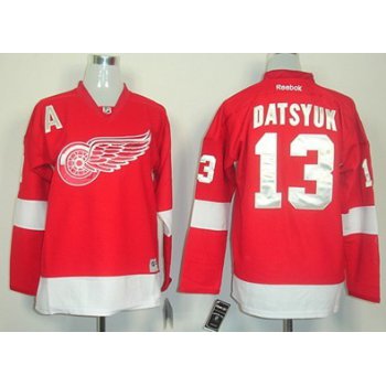 Detroit Red Wings #13 Pavel Datsyuk Red Kids Jersey