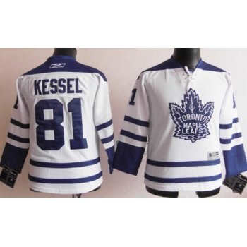 Toronto Maple Leafs #81 Phil Kessel White Third Kids Jersey