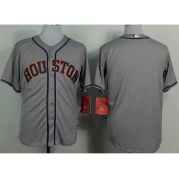 Houston Astros Blank Gray Jersey