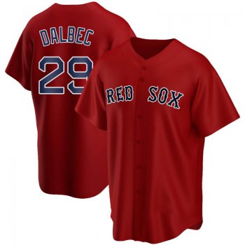 Men's Boston Red Sox #29 Bobby Dalbec Red Stitched MLB Cool Base Nike Jersey