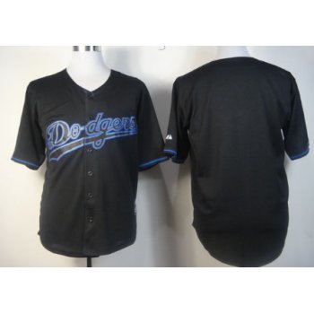 Los Angeles Dodgers Blank Black Fashion Jersey