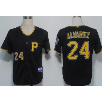 Pittsburgh Pirates #24 Pedro Alvarez Black Jersey