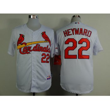 St. Louis Cardinals #22 Jason Heyward White Jersey