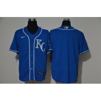 Men's Kansas City Royals Blank Light Blue Stitched MLB Cool Base Nike Jersey