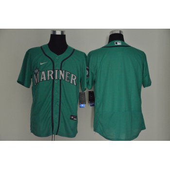 Men's Seattle Mariners Blank Teal Green Stitched MLB Flex Base Nike Jersey