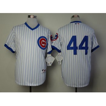 Chicago Cubs #44 Anthony Rizzo 1988 White Pullover Jersey