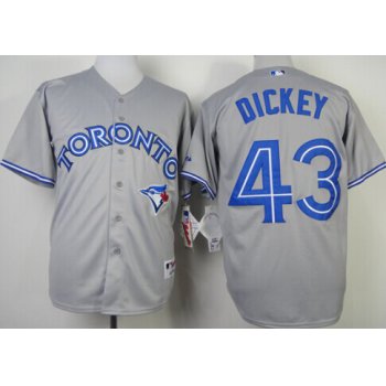 Toronto Blue Jays #43 R.A. Dickey Gray Jersey