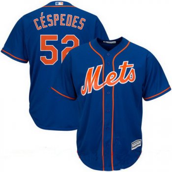 Men's New York Mets #52 Yoenis Cespedes Majestic Royal Alternate Cool Base Player Jersey