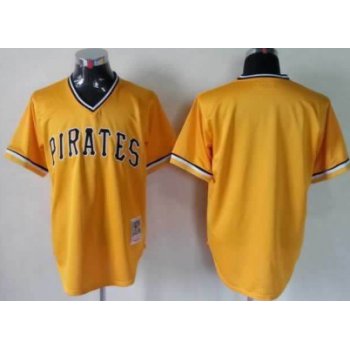 Pittsburgh Pirates Blank Yellow Throwback Jersey